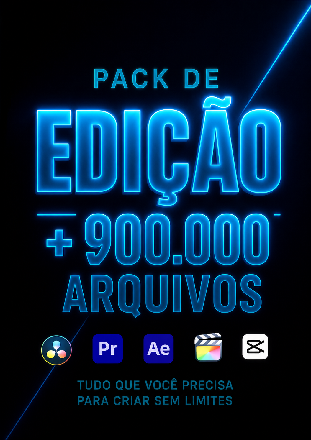 Pack de Edição + 900.000 arquivos